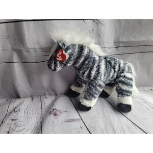 Vintage Ty Zebra Classic KIVU the Zebra Plush Stuffed Animal 12" 2002 Retired